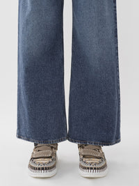 Pantalon court large Stromboli - Dusky Blue