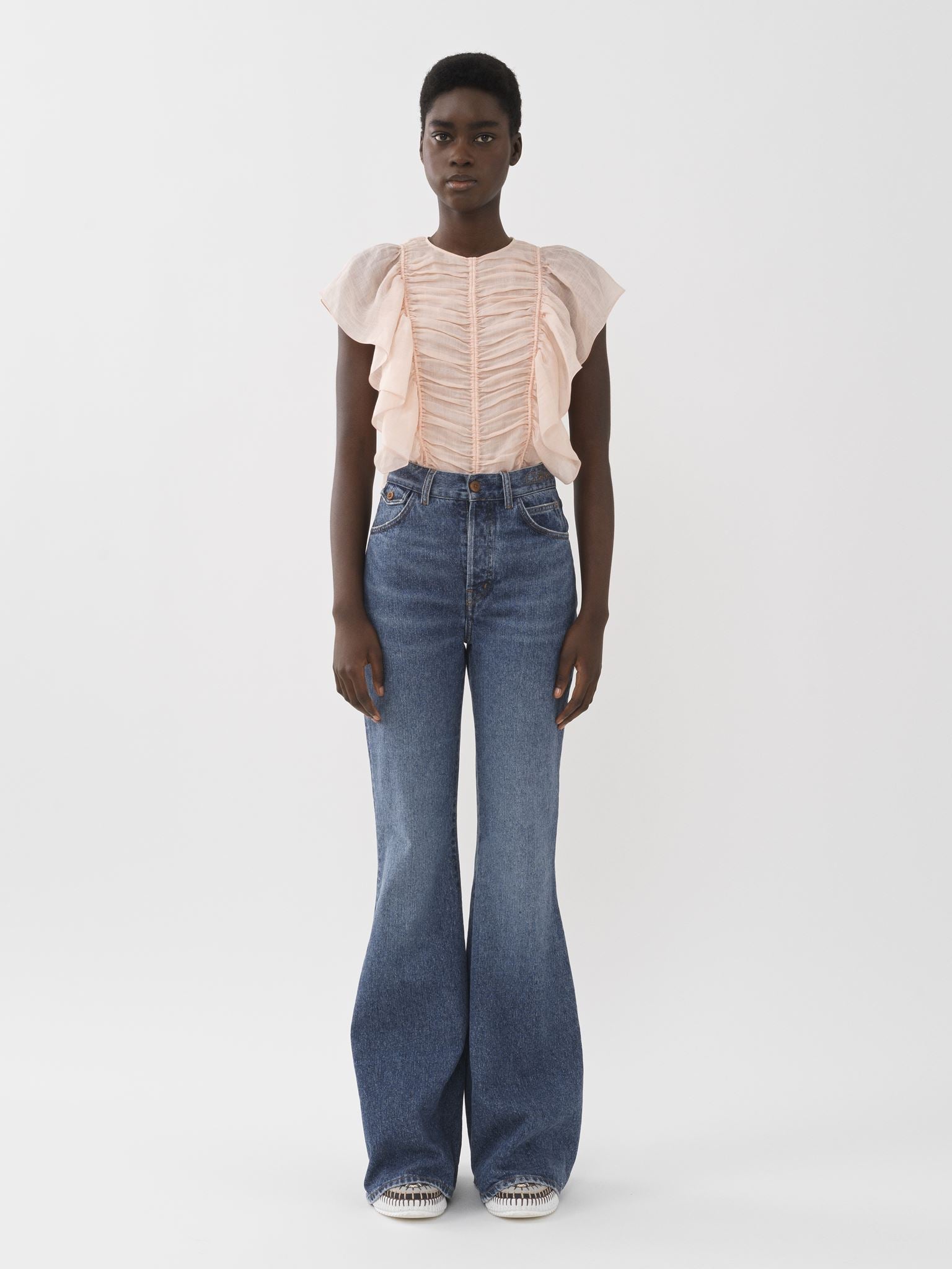 Pantalon cloche « Merapi » - Bleu Sombre