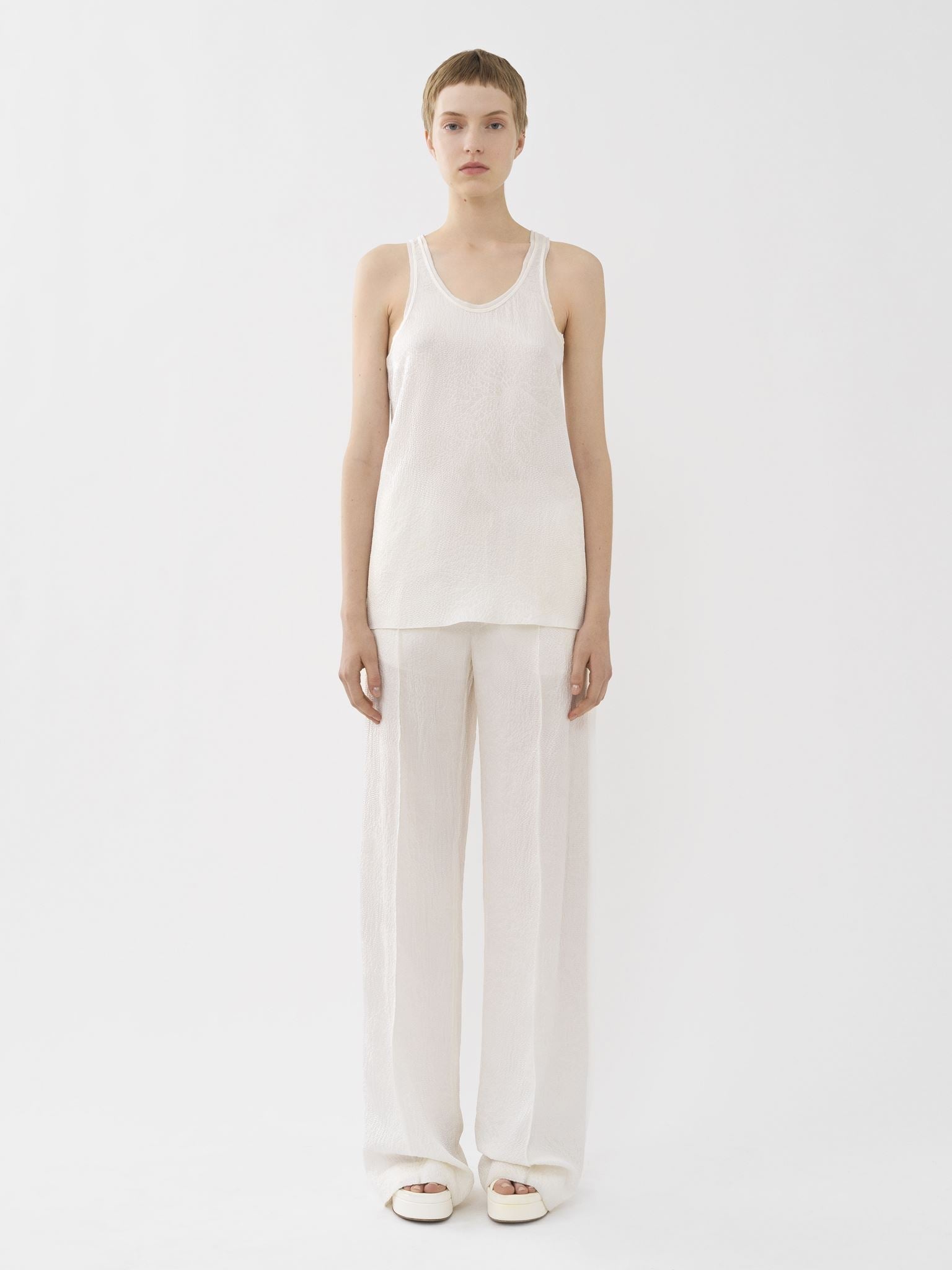 Pantalon de jogging en soie - Iconic Milk