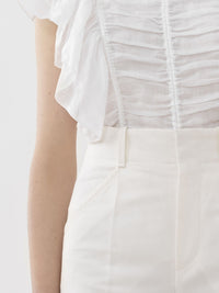 Pantalon tailleur large à taille haute - Iconic Milk