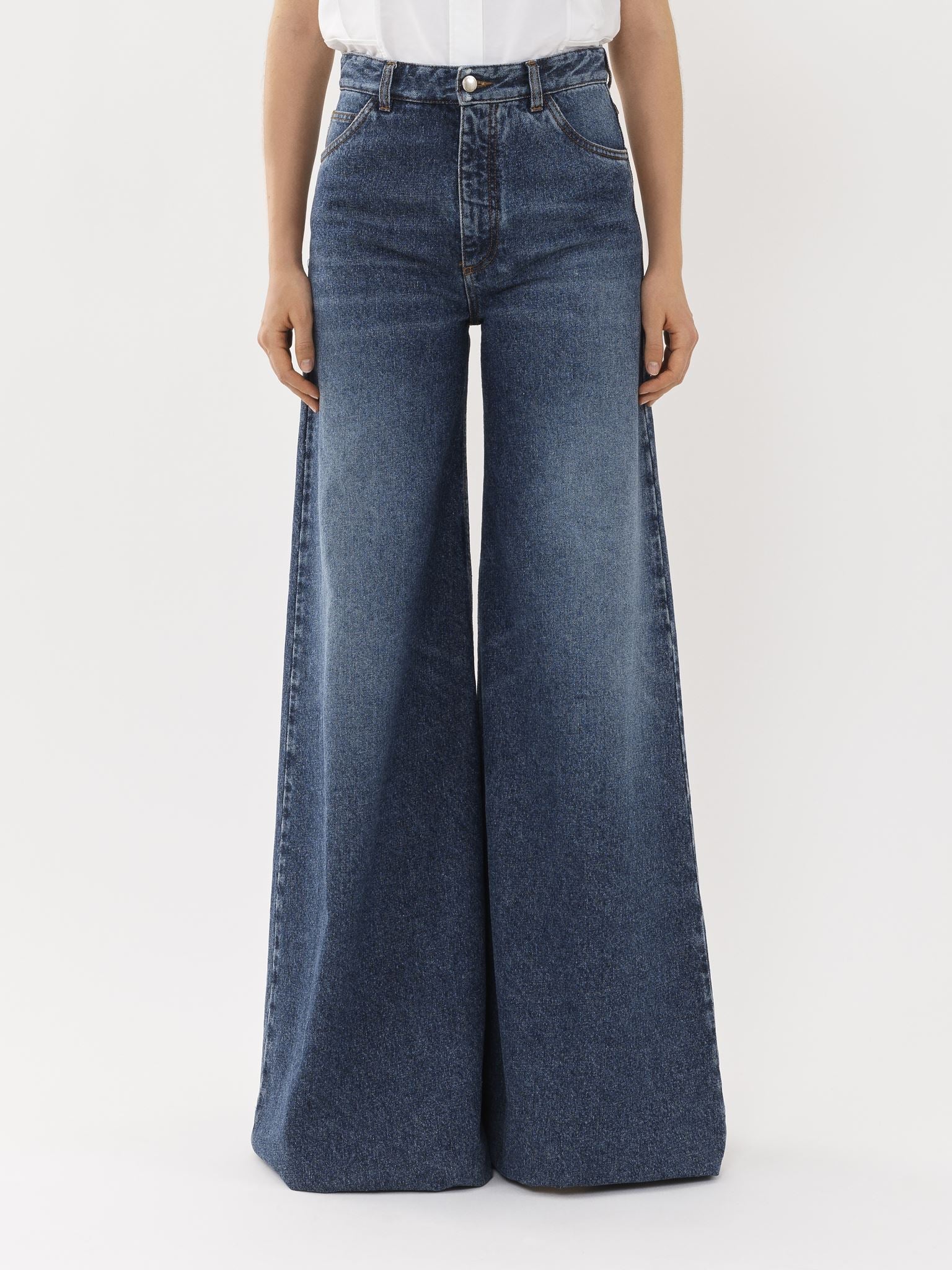 Jean large Rave - Faded Denim