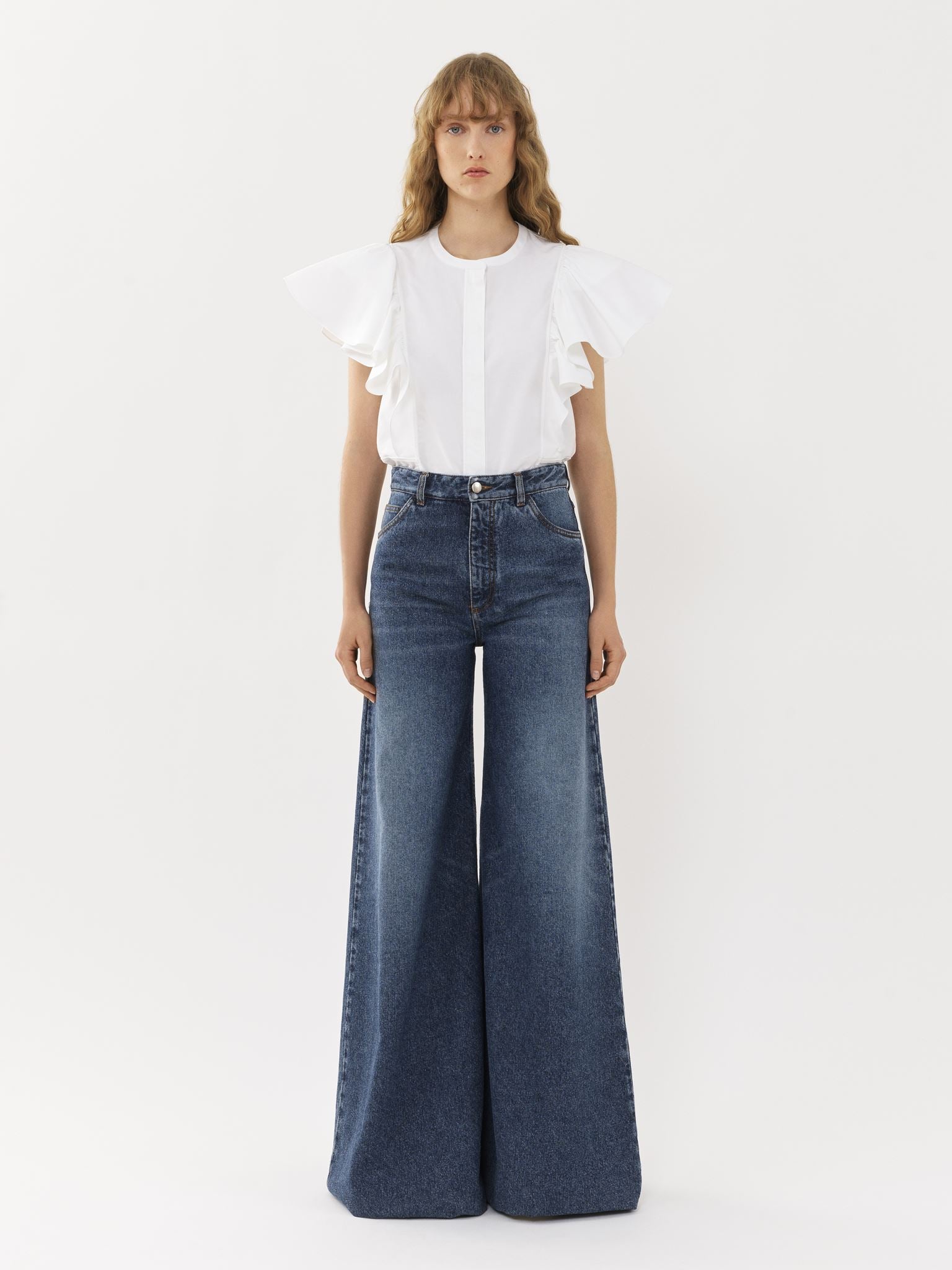Jean large Rave - Faded Denim