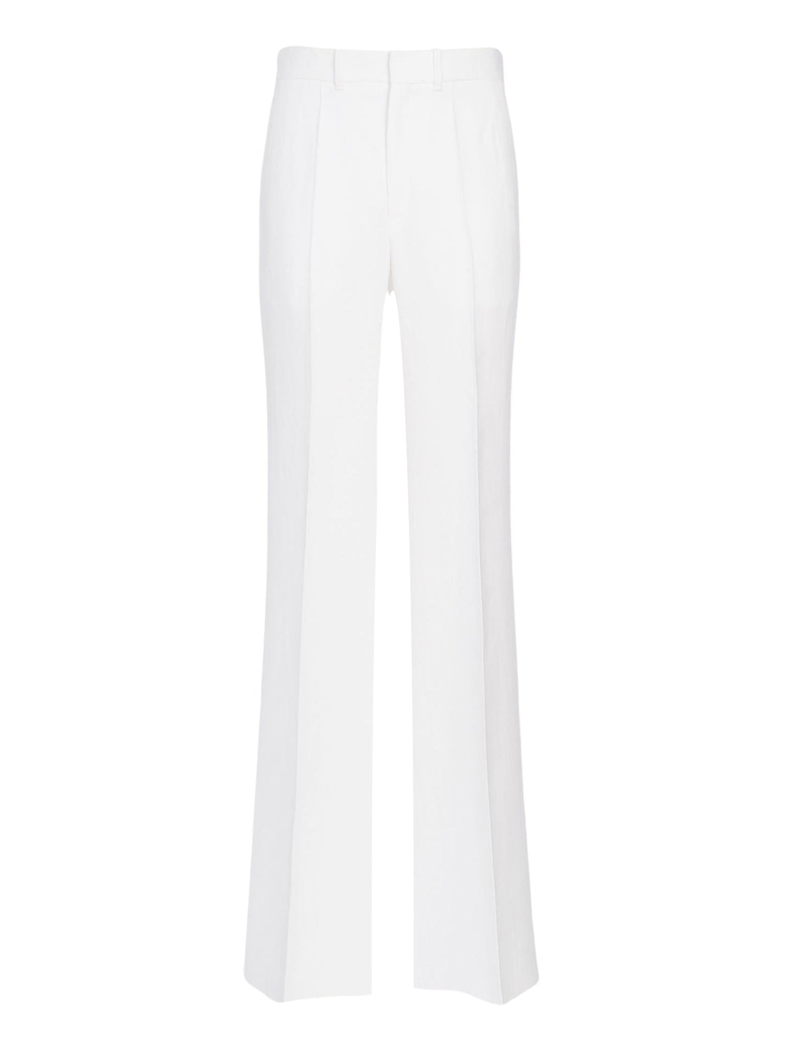 Pantalon de costume évasé - Blanc
