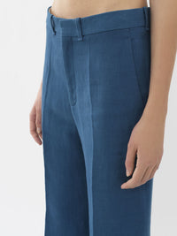 Pantalon de costume évasé - Bleu Opale