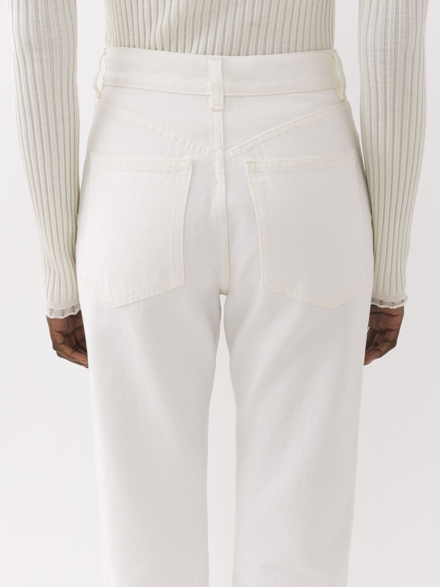 Pantalon court droit « Masaya » - White