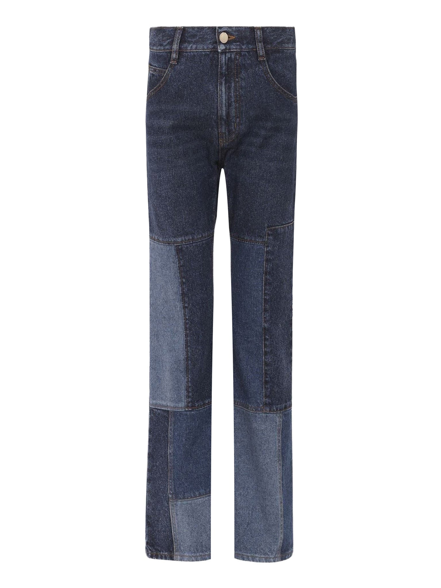 Pantalon court évasé - Multicolor Blue
