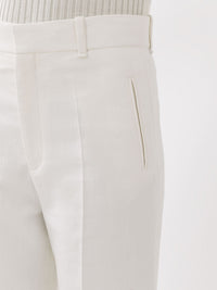 Pantalon de costume évasé - Crème Au Beurre