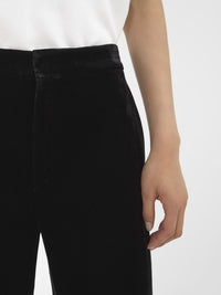Pantalon de costume en soie - Noir