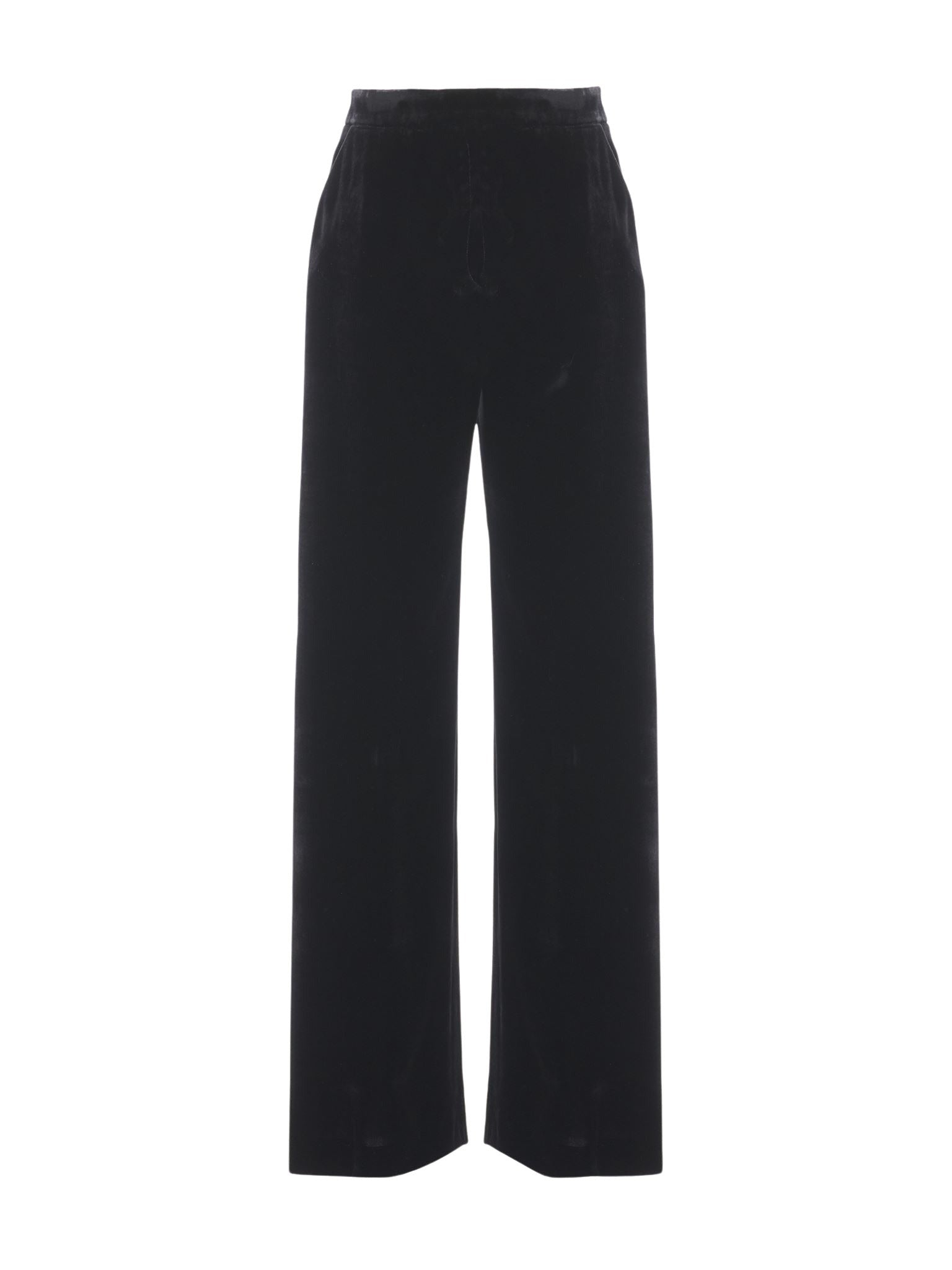 Pantalon de costume en soie - Noir