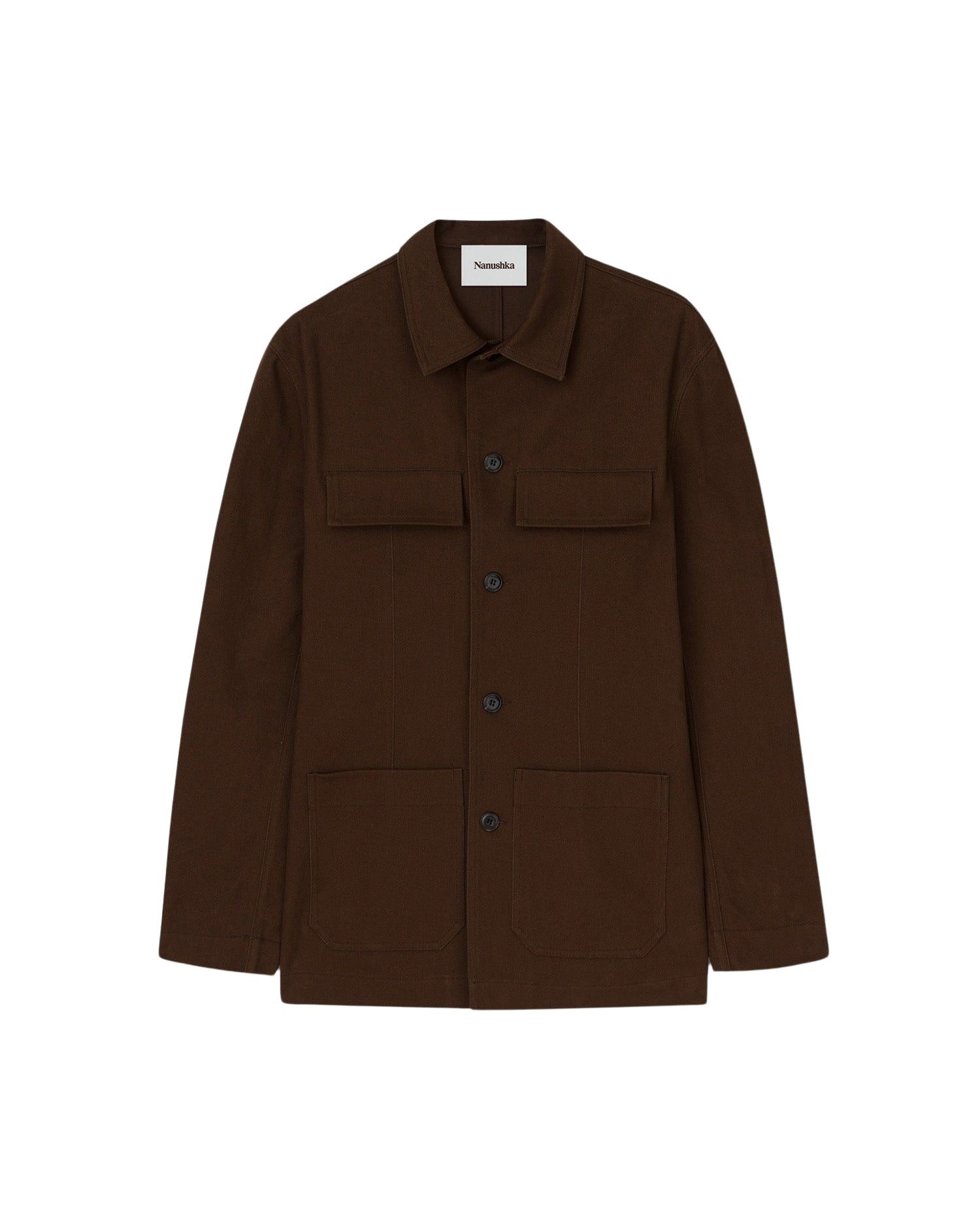 Surchemise Luni utilitaire - Dark Brown