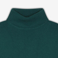 Pull Light à col roulé en cachemire - English Green