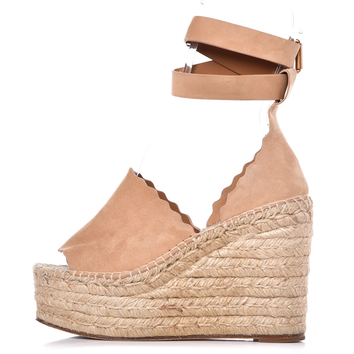 Sandales espadrilles compensées en coquillage de récif - Coquille de Récif