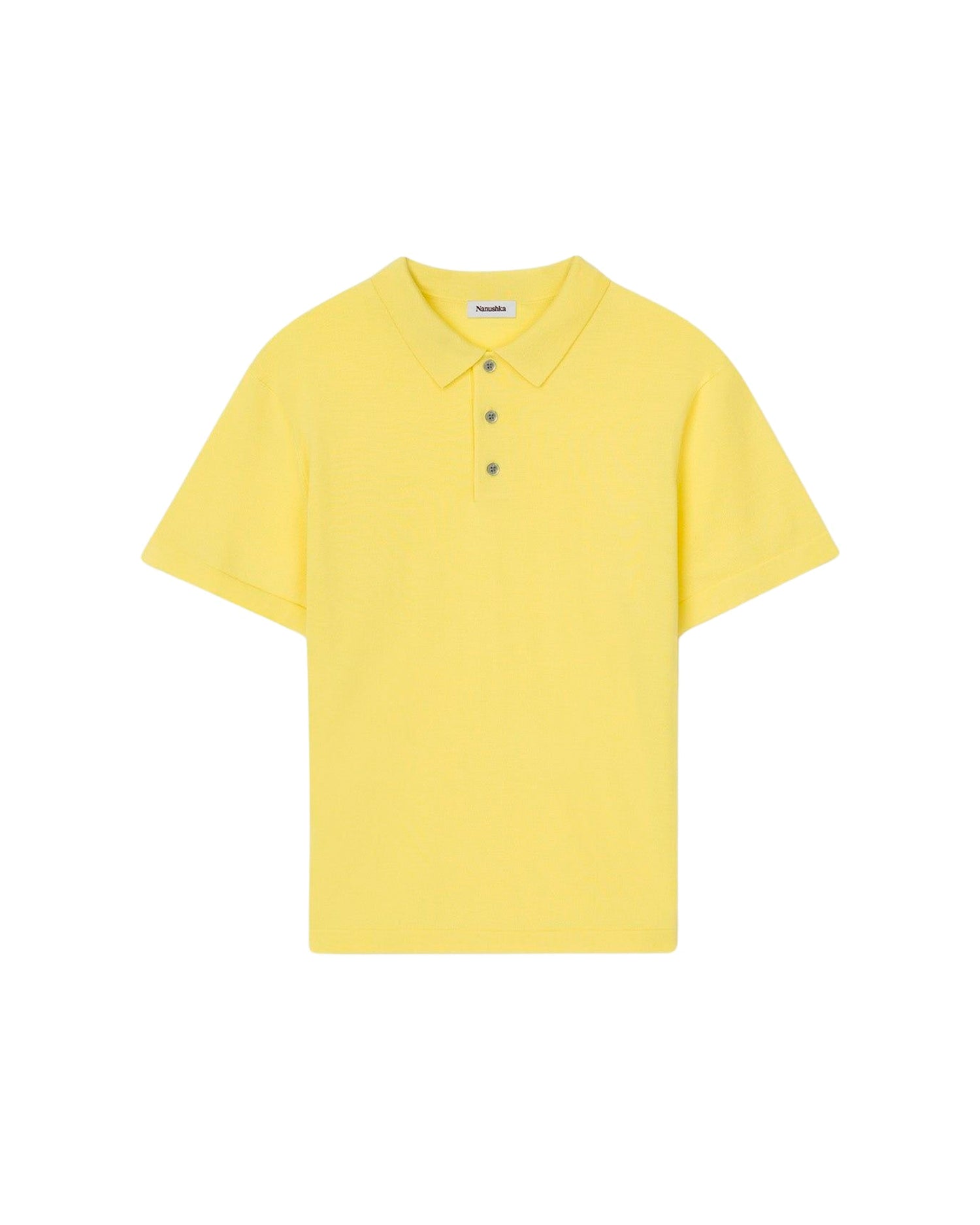 Polo Zamir en laine mérinos - Lime