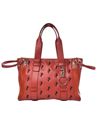 Sac à bandoulière Tao en cuir - Earthy Red