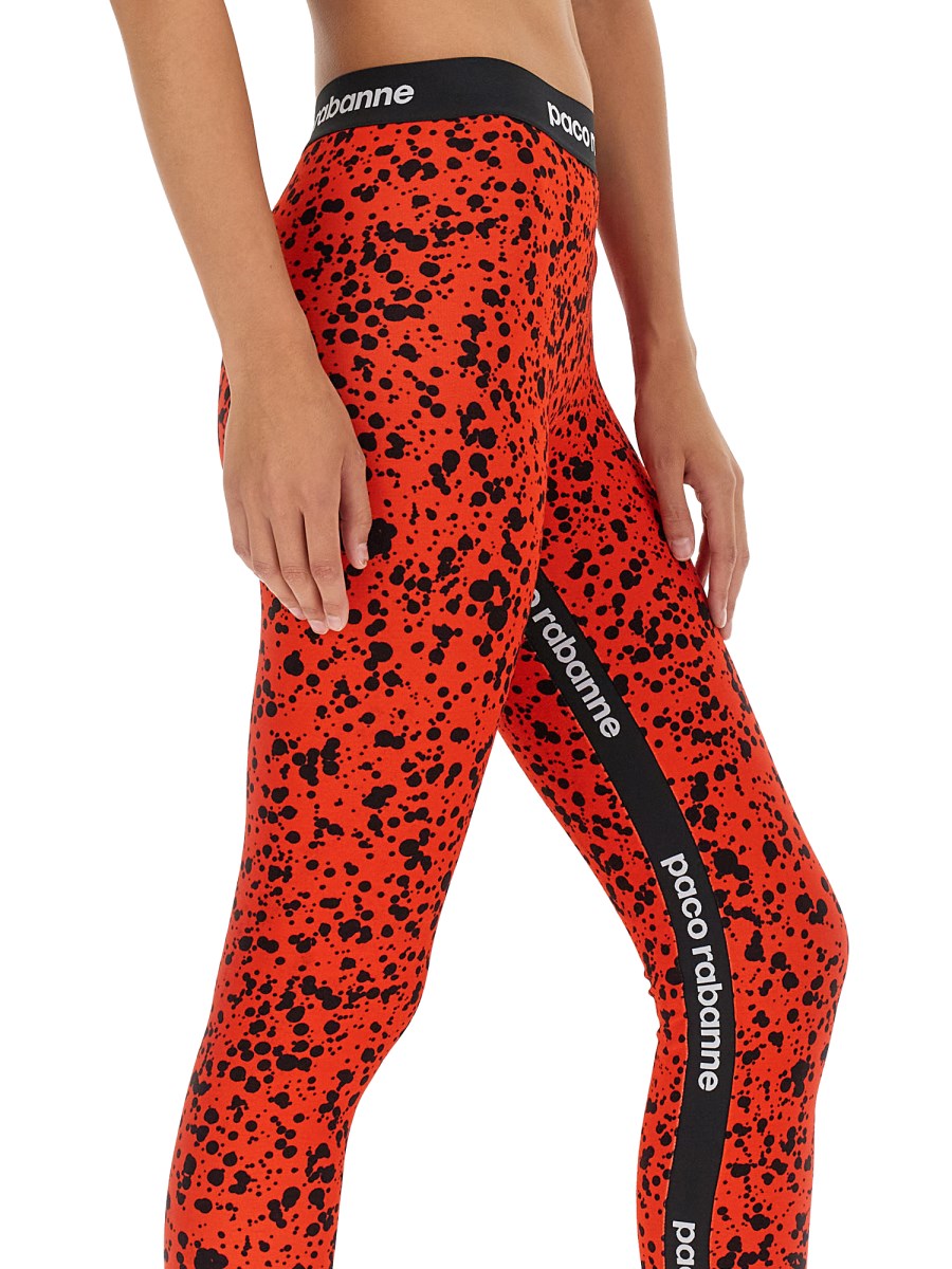 Legging imprimé à logo - Red Spots
