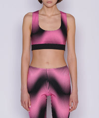 Brassière à imprimé graphique - Pink Echo