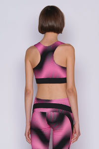 Brassière à imprimé graphique - Pink Echo