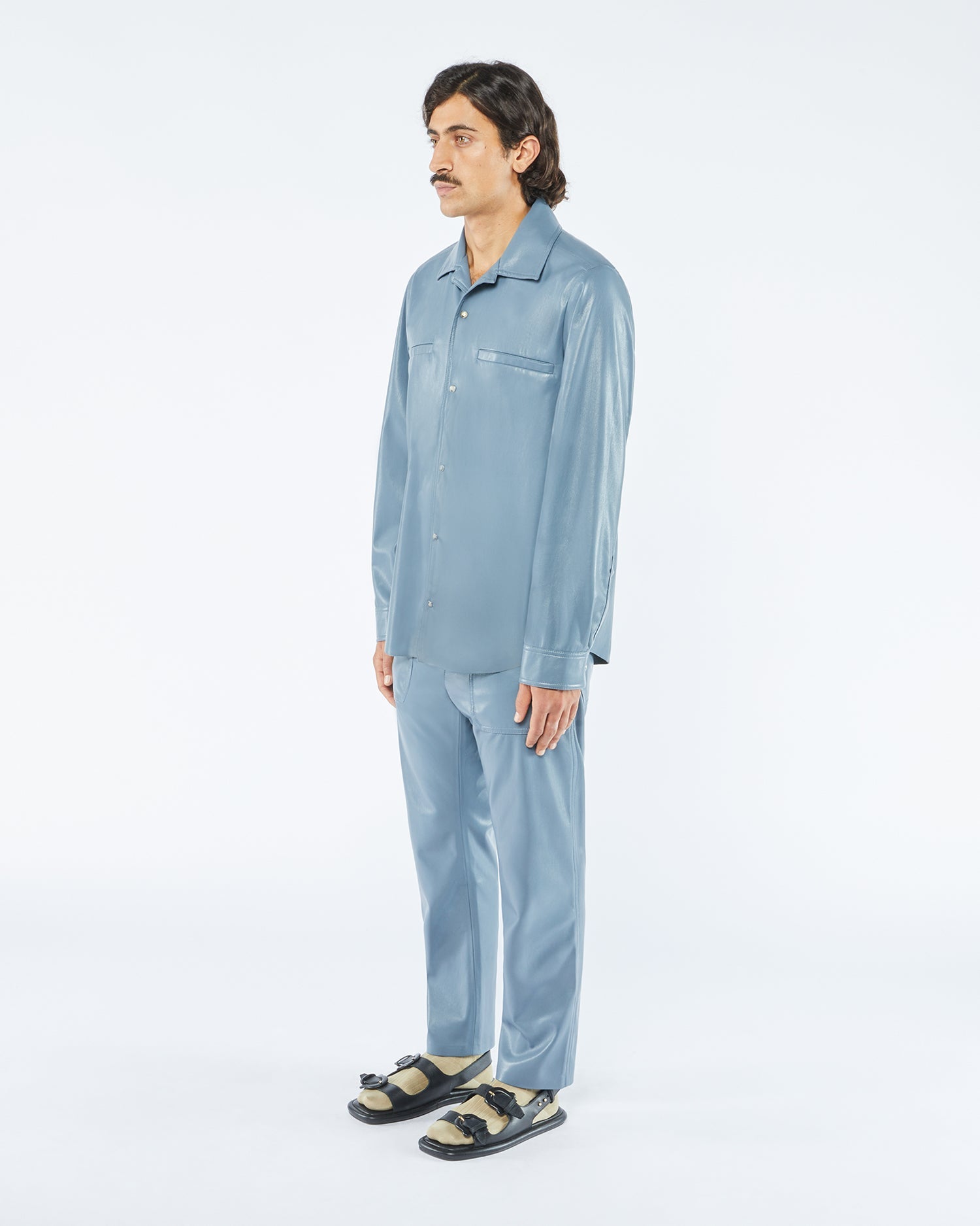 Chemise Makai à boutons contrastés - Creme