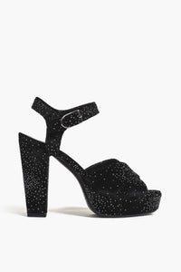 Chaussures Mme Rykiel soir en cuir - Noir