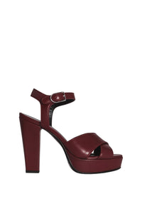 Chaussures Mme Rykiel cuir en cuir - Marron