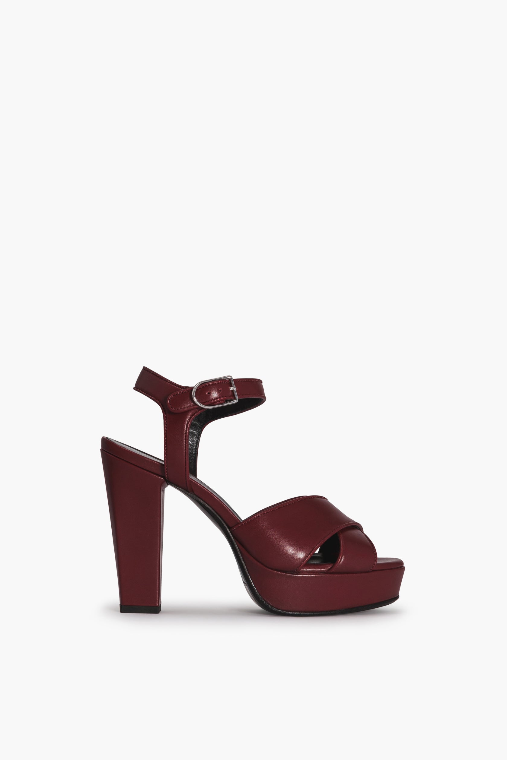 Chaussures Mme Rykiel cuir en cuir - Marron
