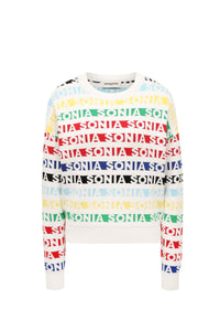 Pull Sonia rayé - Multicolor Blanc