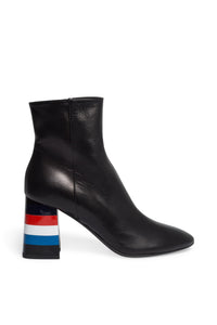 Bottines à rayures en cuir - Multicolor