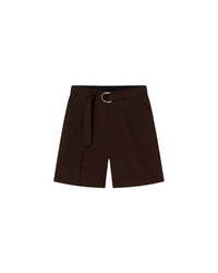 Short Sadi crêpé - Dark Brown