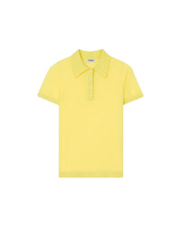 Polo Hatti en laine mérinos - Lime