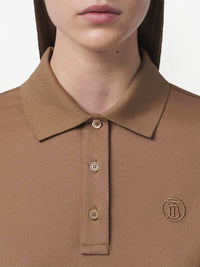Polo Mallecot à logo brodé - Camel