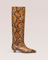 Cuissardes Pippa en cuir - Tan