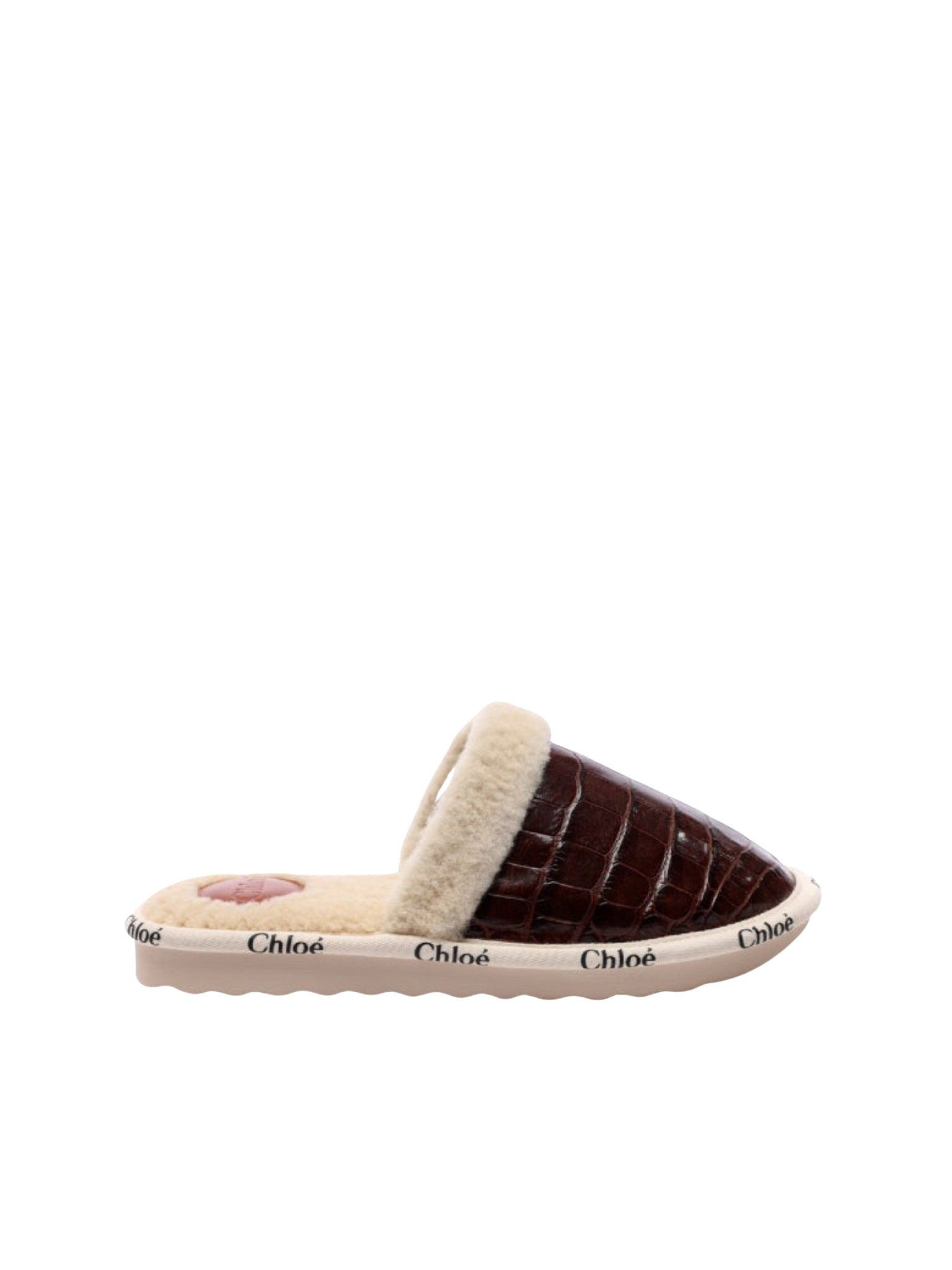 Mules Woody en cuir - Bourbon Brown