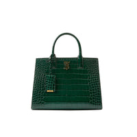 Mini sac Frances en cuir - Dark Viridian Green