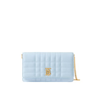 Pochette Lola en cuir - Pale Blue
