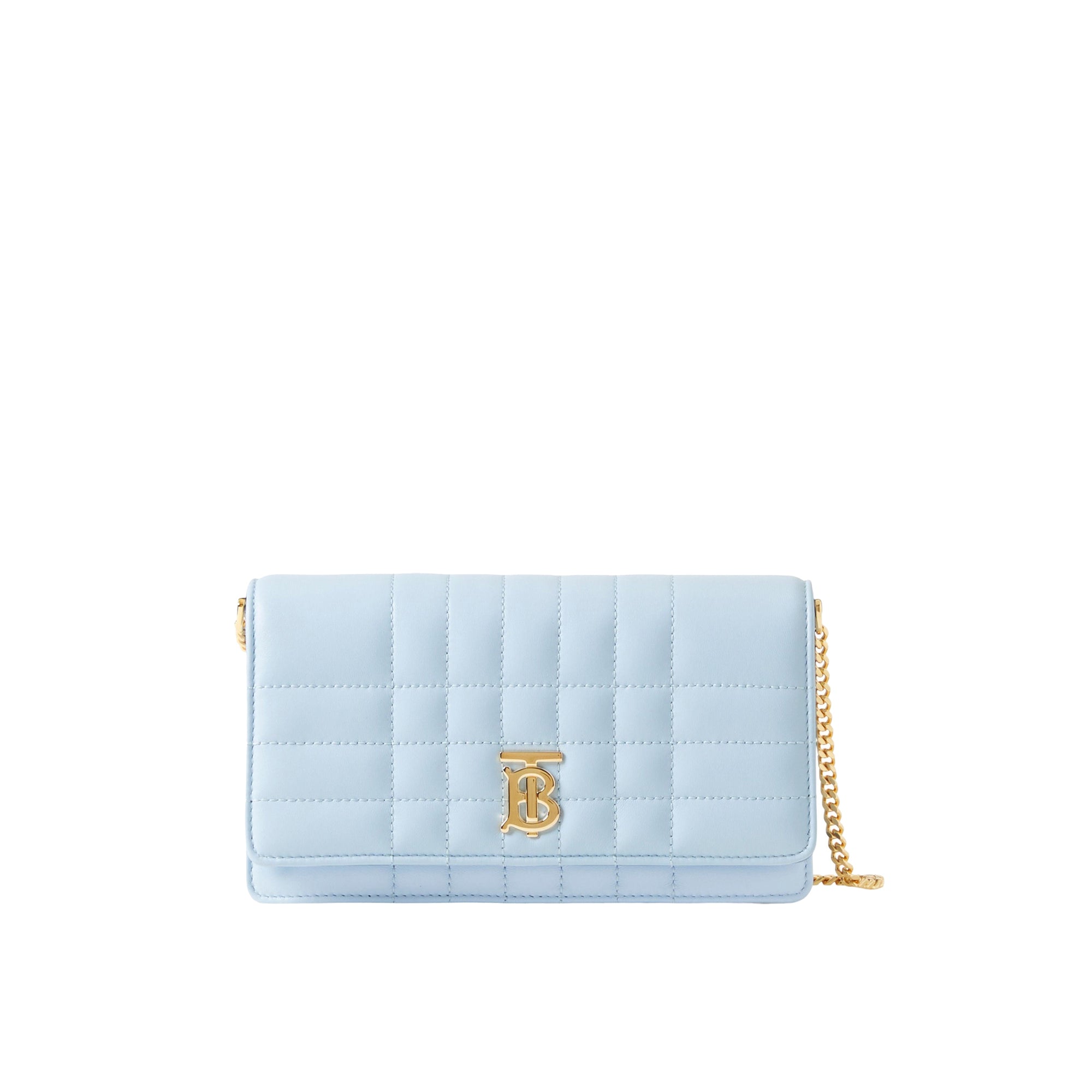 Pochette Lola en cuir - Pale Blue