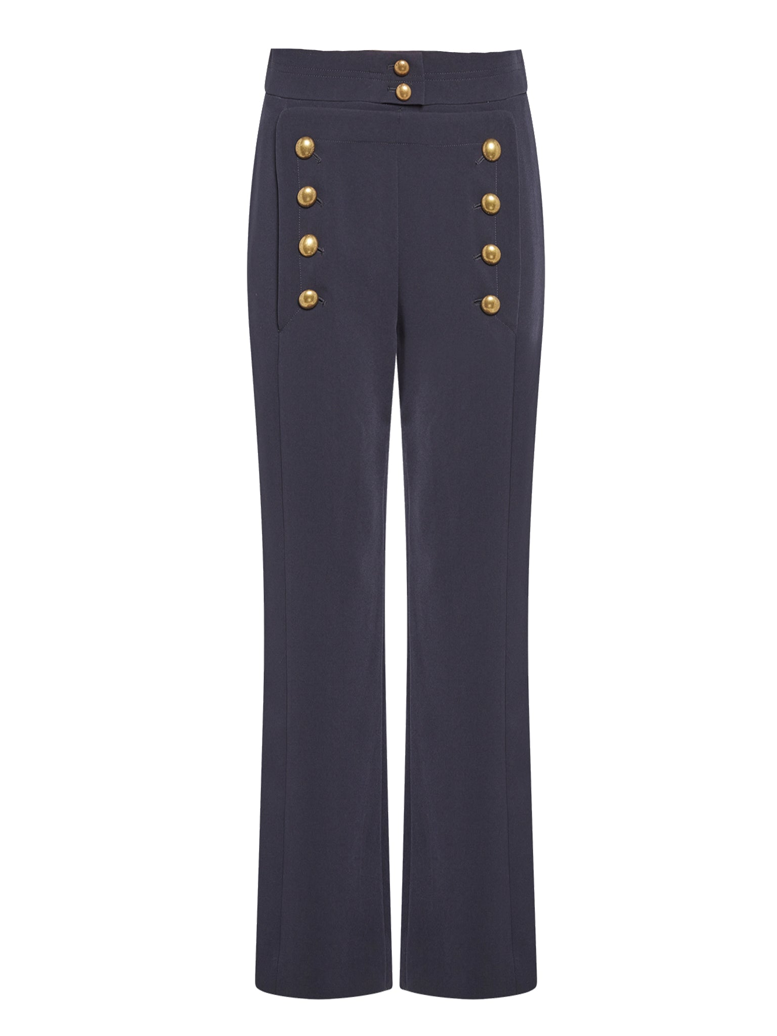 Pantalon en crêpe - Marine