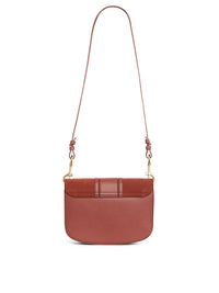 Sac à bandoulière Chloé C en cuir - Sharp Brown