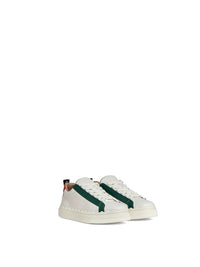 Sneakers Lauren en cuir - Green Red