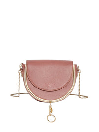 Sac pochette Mara en cuir - Brun Fauve