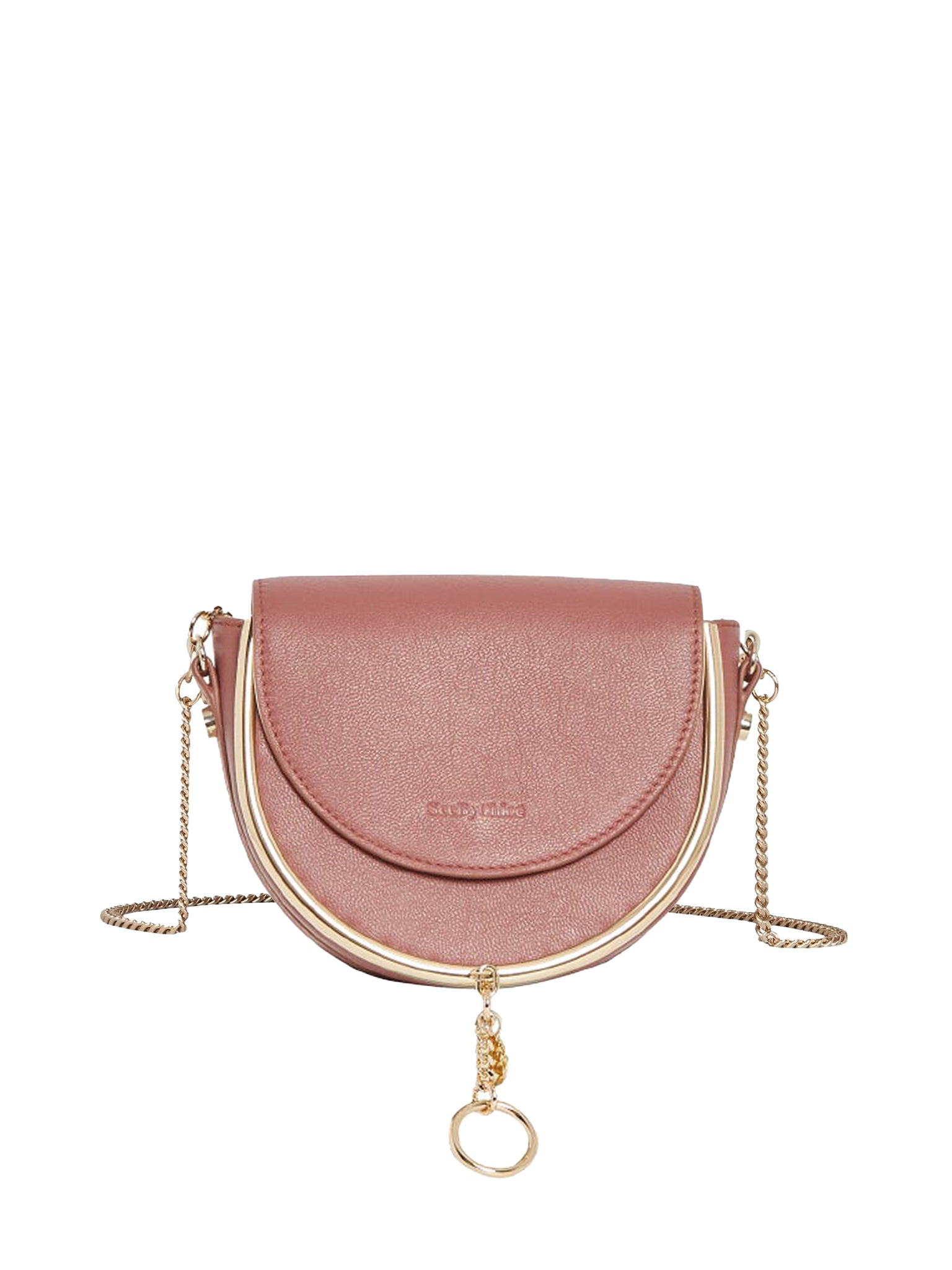 Sac pochette Mara en cuir - Brun Fauve