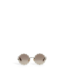 Lunettes de soleil rondes Rosie - Gradient Brown
