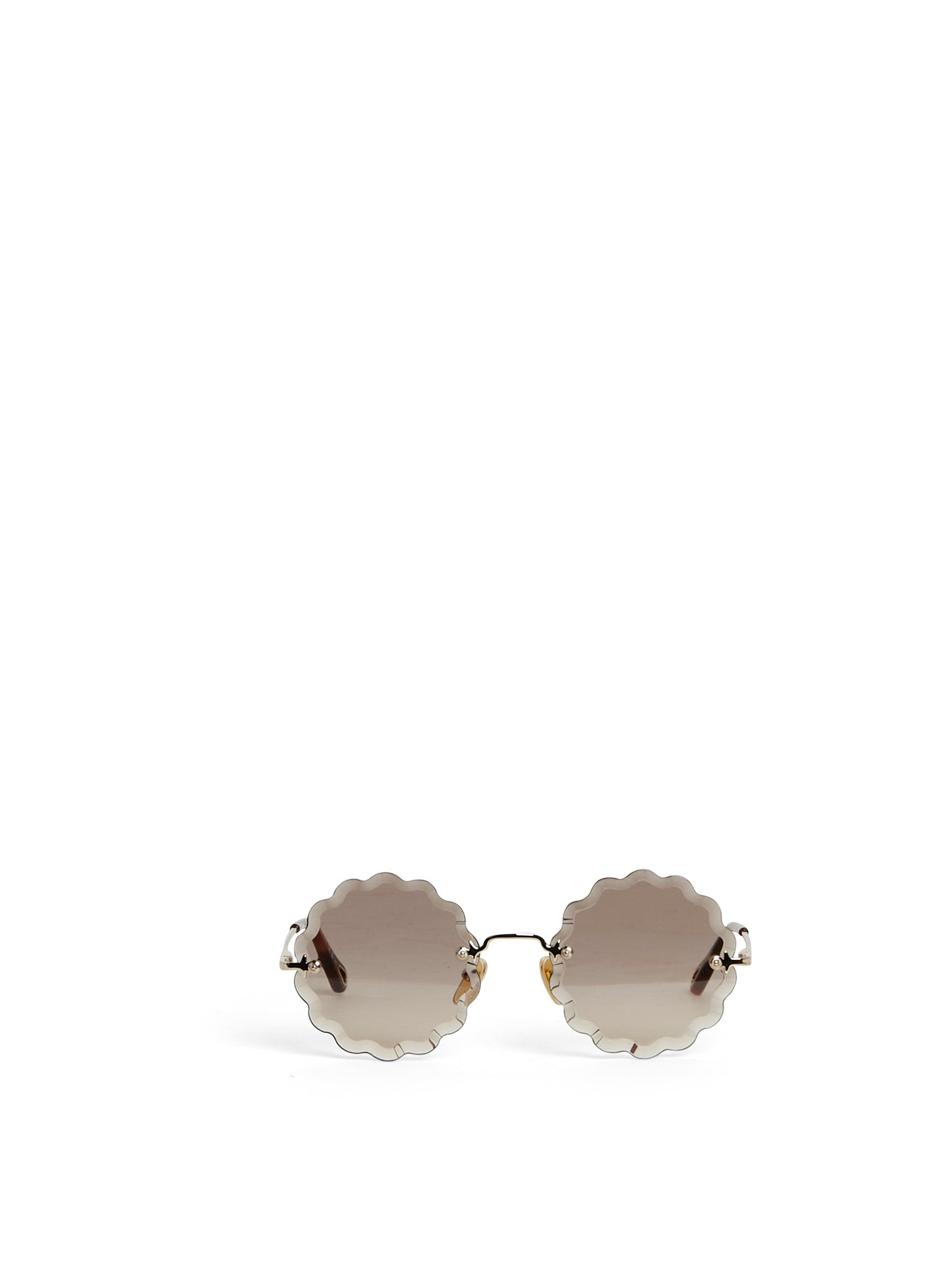 Lunettes de soleil rondes Rosie - Gradient Brown