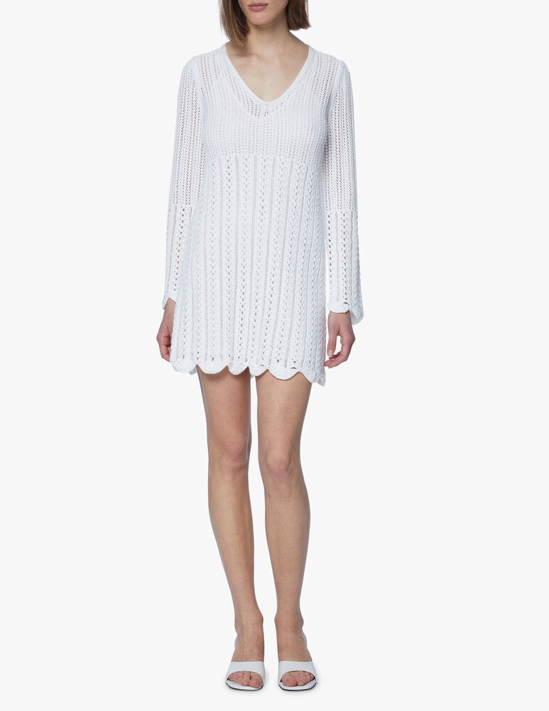Robe en crochet - Blanc