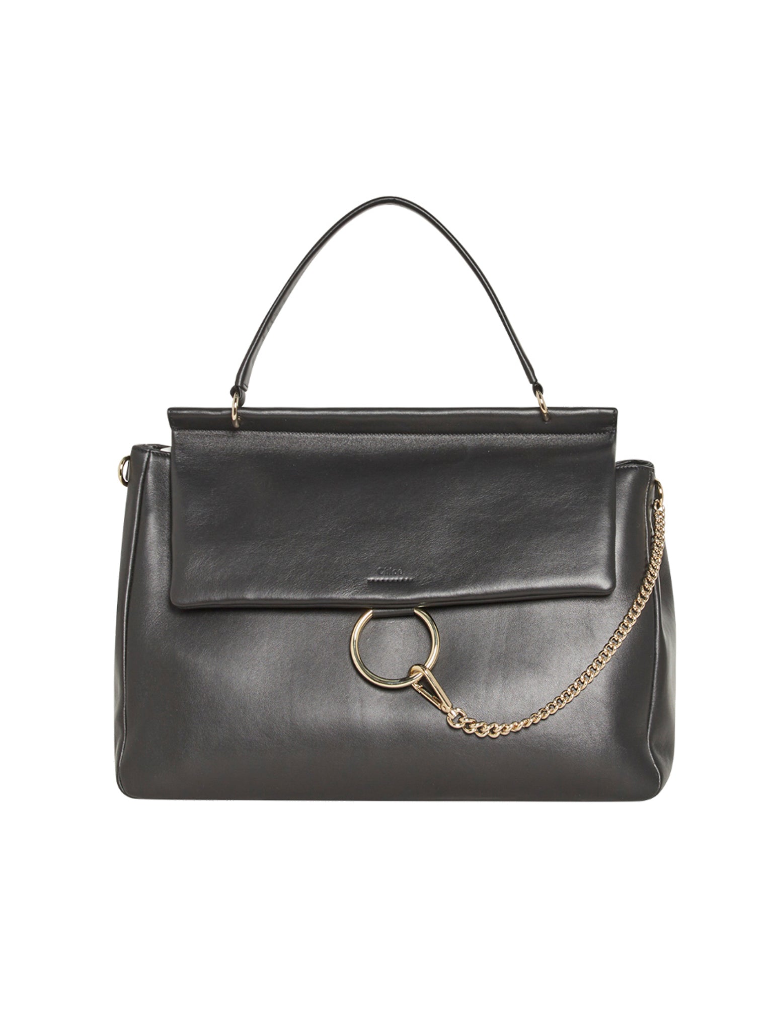 Sac à bandoulière Faye en cuir - Black