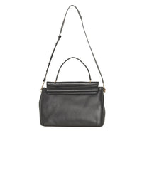Sac à bandoulière Faye en cuir - Black