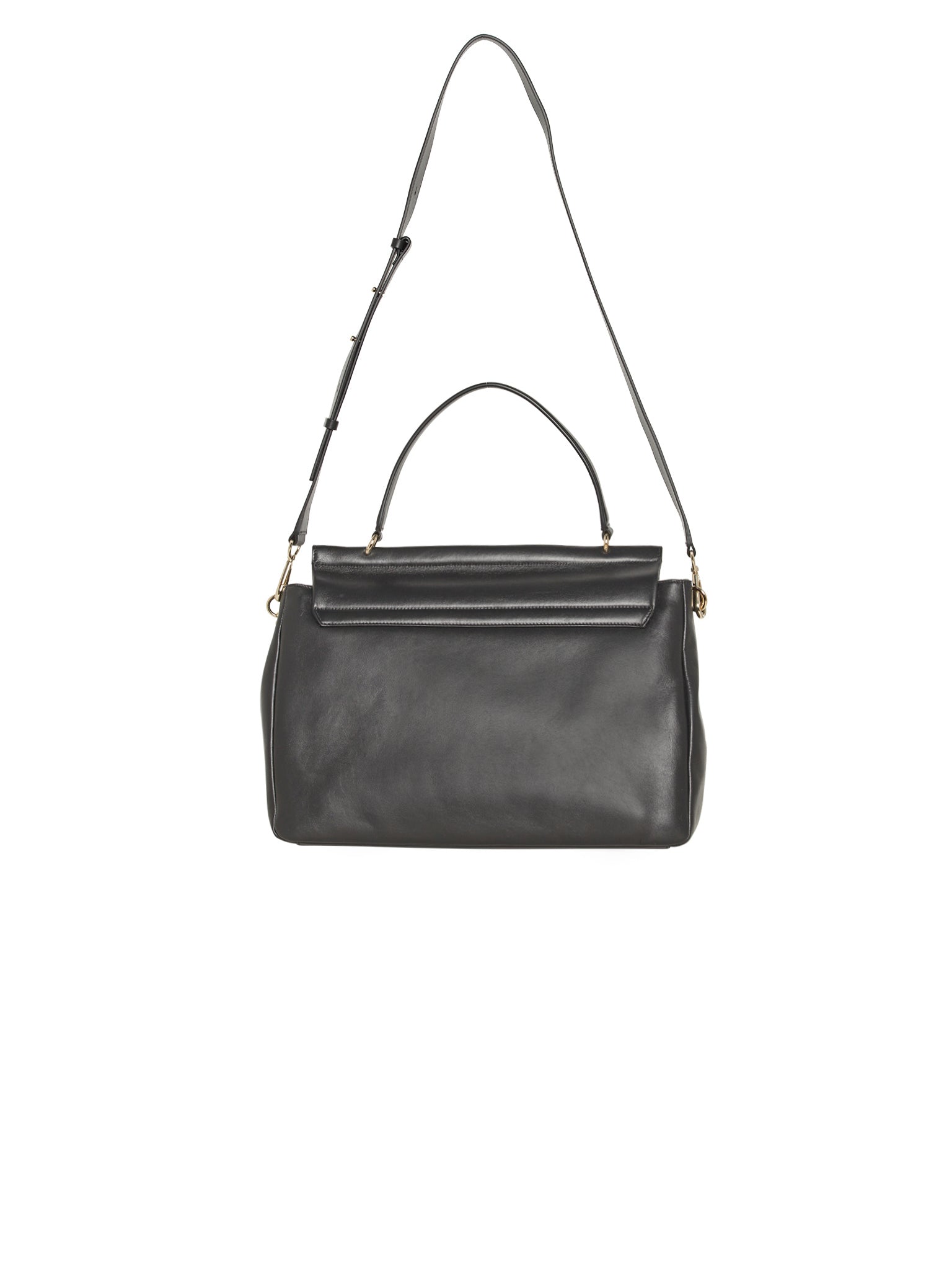 Sac à bandoulière Faye en cuir - Black