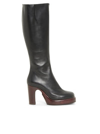 Bottes irenn en cuir - Black