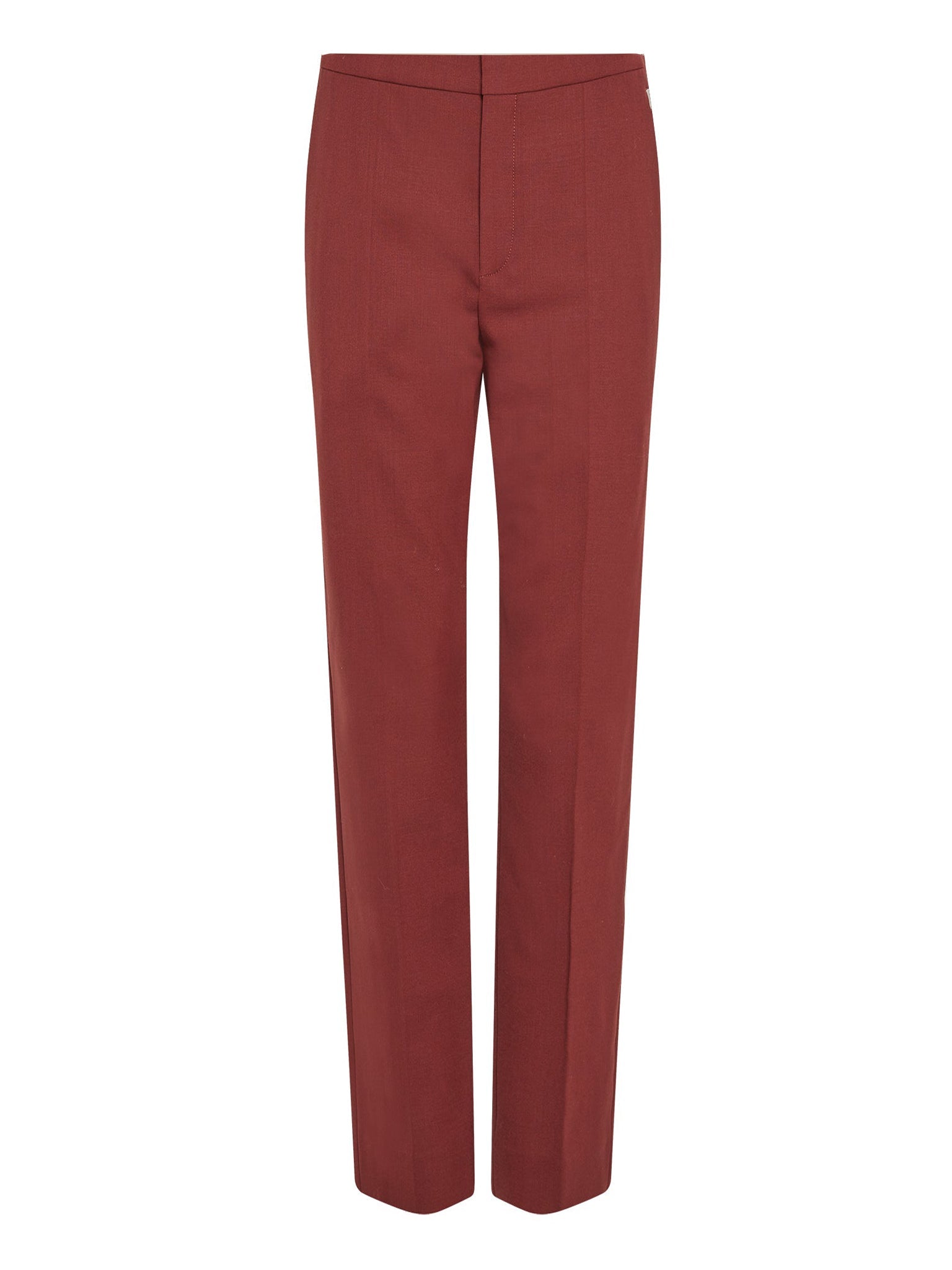 Pantalon en laine extensible - Bourgogne