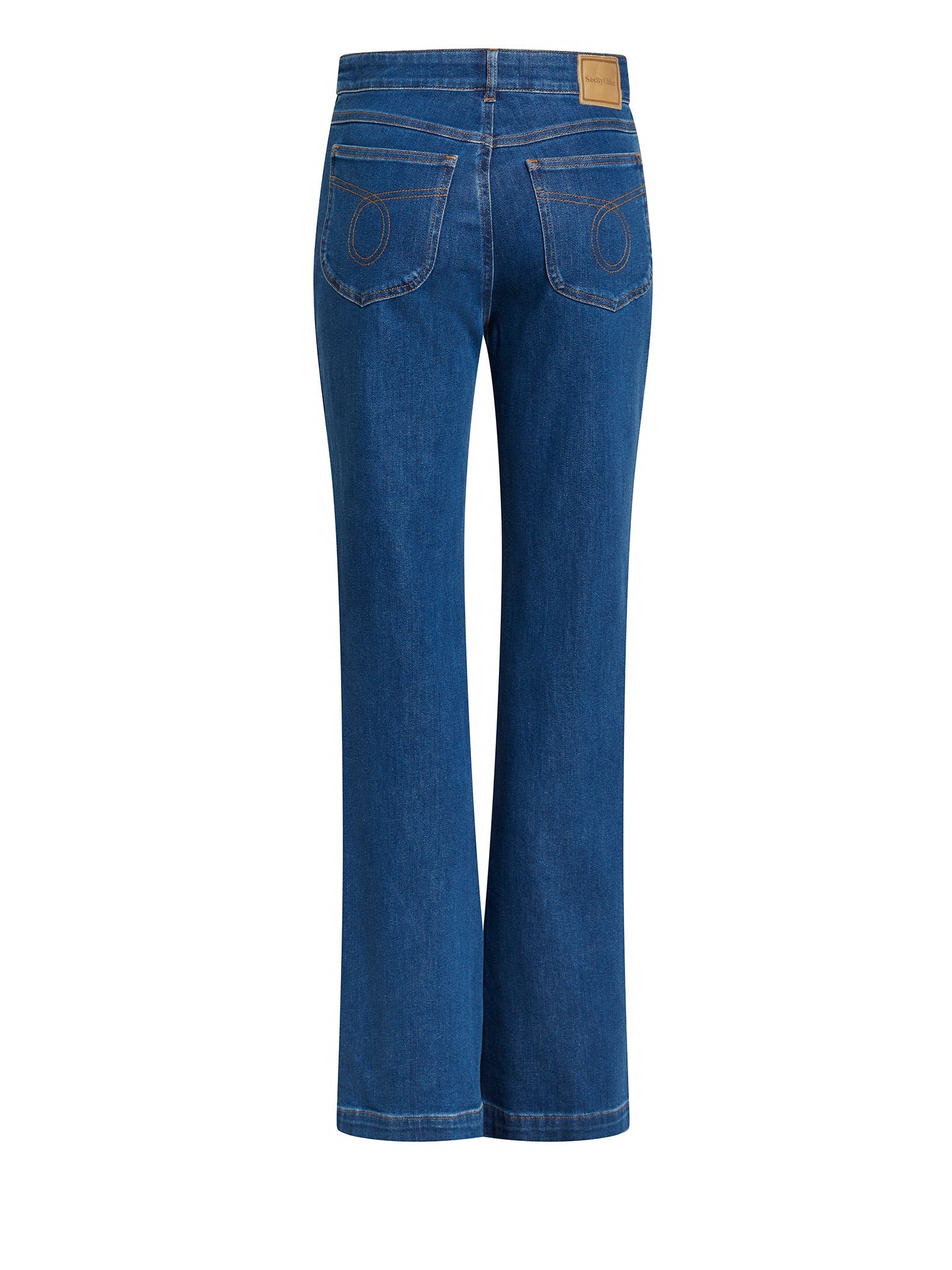 Pantalon en denim extensible - Navy