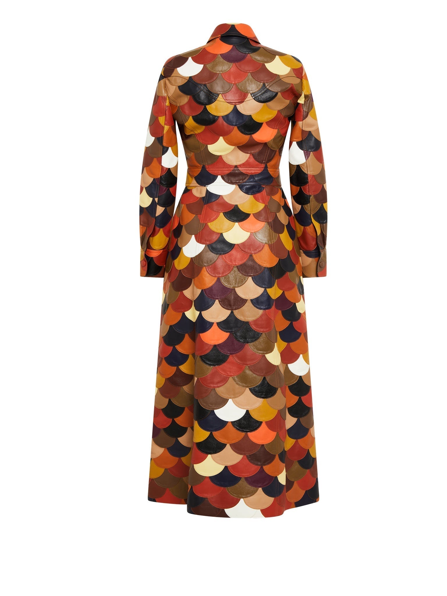 Robe en cuir - True Brown